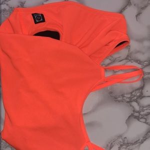 ASH II BRIGHT ORANGE ONESIE